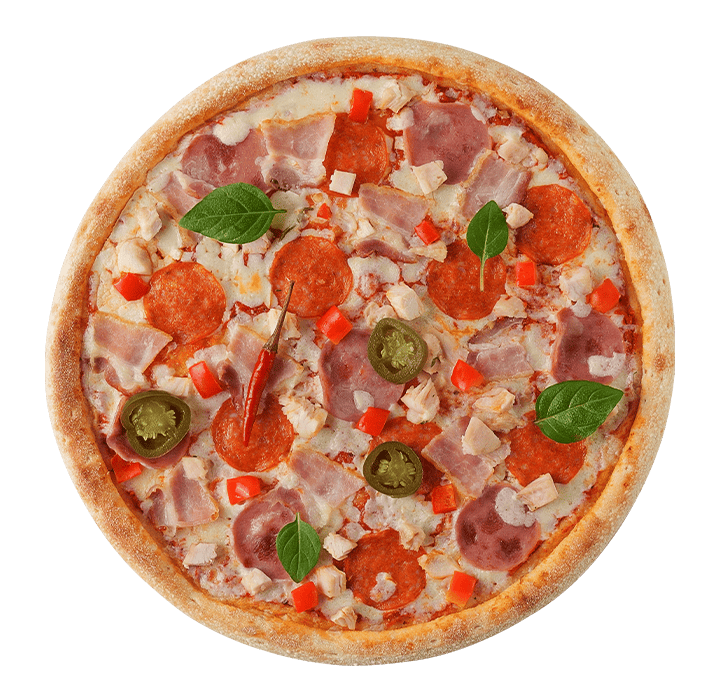 

Пицца Мясное ассорти
