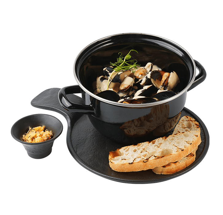 

Соте из мидий в сливочном соусе