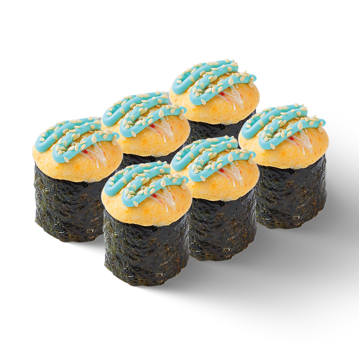 

Суши запеченные с крабом 6 шт