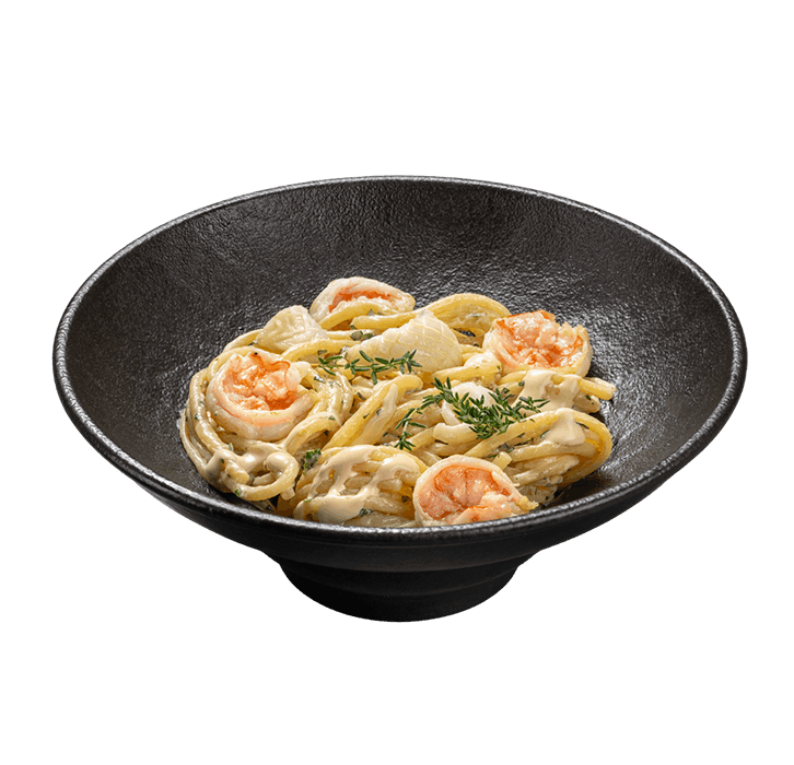 

Спагетти с морепродуктами