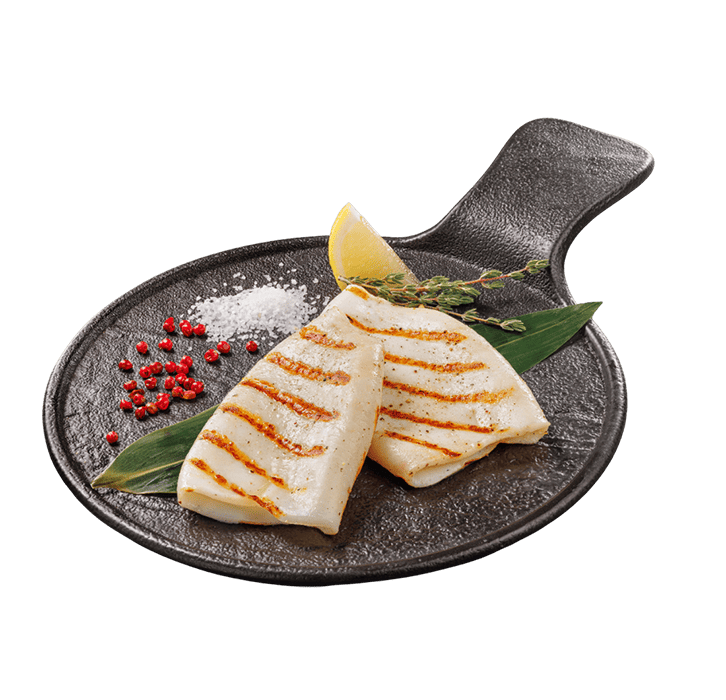 Филе кальмара на гриле