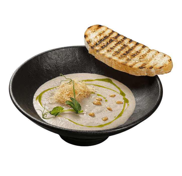 Крем-суп из трех видов грибов