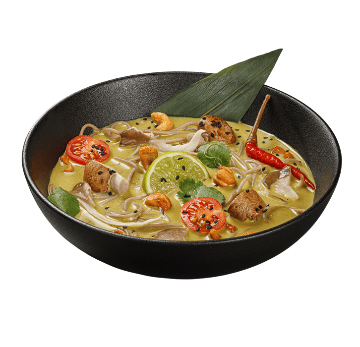 Суп карри с гречневой лапшой