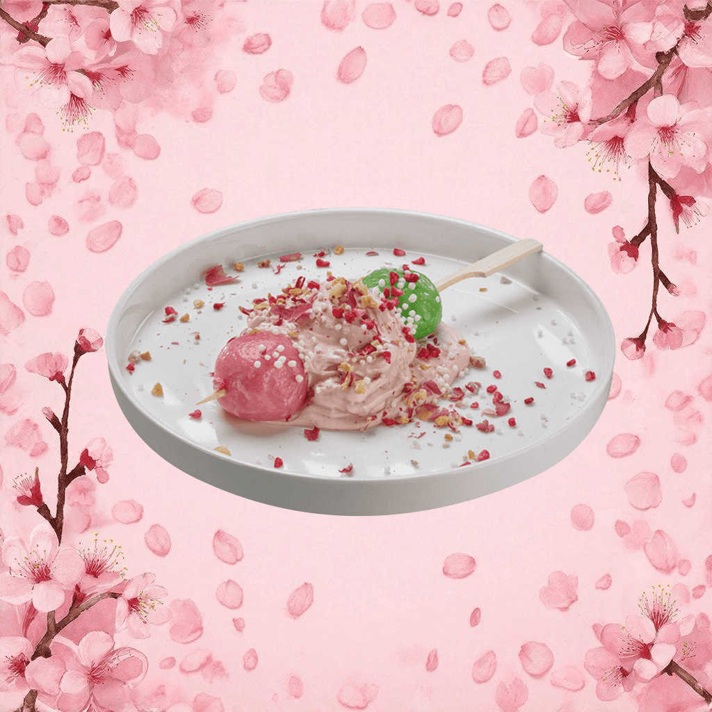 Данго со сливочным кремом