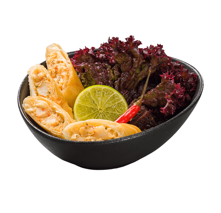 Харумаки с креветкой и крабом