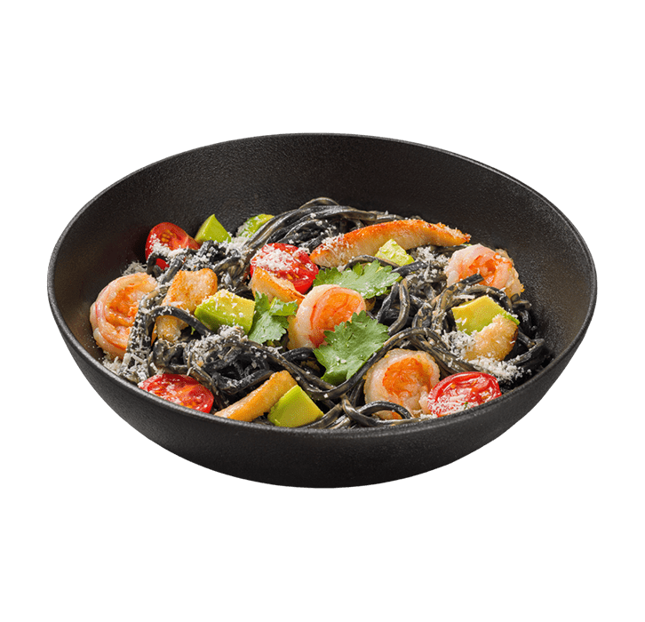 Вок Хань с креветками и курицей