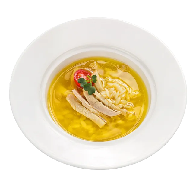 Супчик орзо с куриной грудкой
