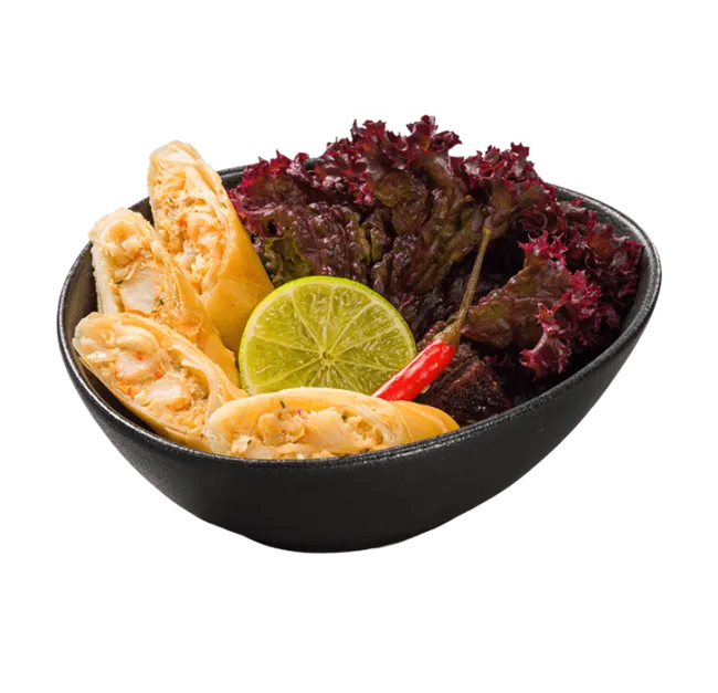 Харумаки с креветкой и крабом