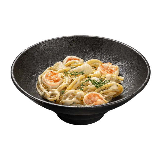 Спагетти с морепродуктами